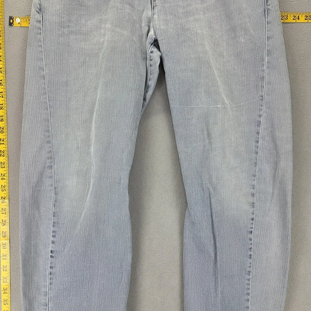 Vintage Levis Engineered Jeans Mens 33x32 Blue Twisted Button Fly Light Wash